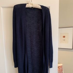 Banana Republic Linen Blend Long Cardigan Sweater